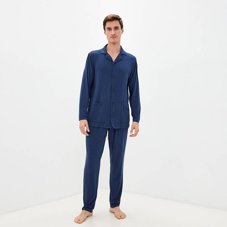 Адам (синяя) XL Пижама Мужская