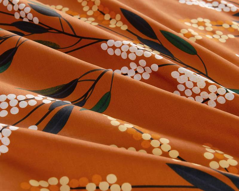 Фрида (оранж) КПБ сатин 7Е