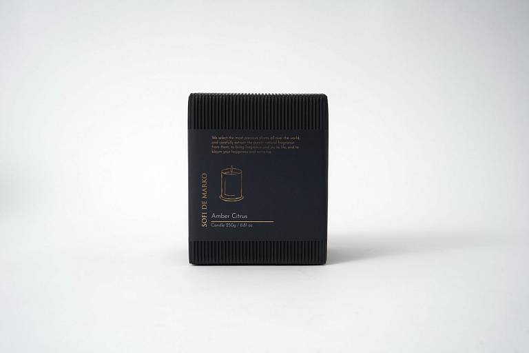 Янтарь цитрус (Amber Citrus) Свеча Ароматическая (250гр)