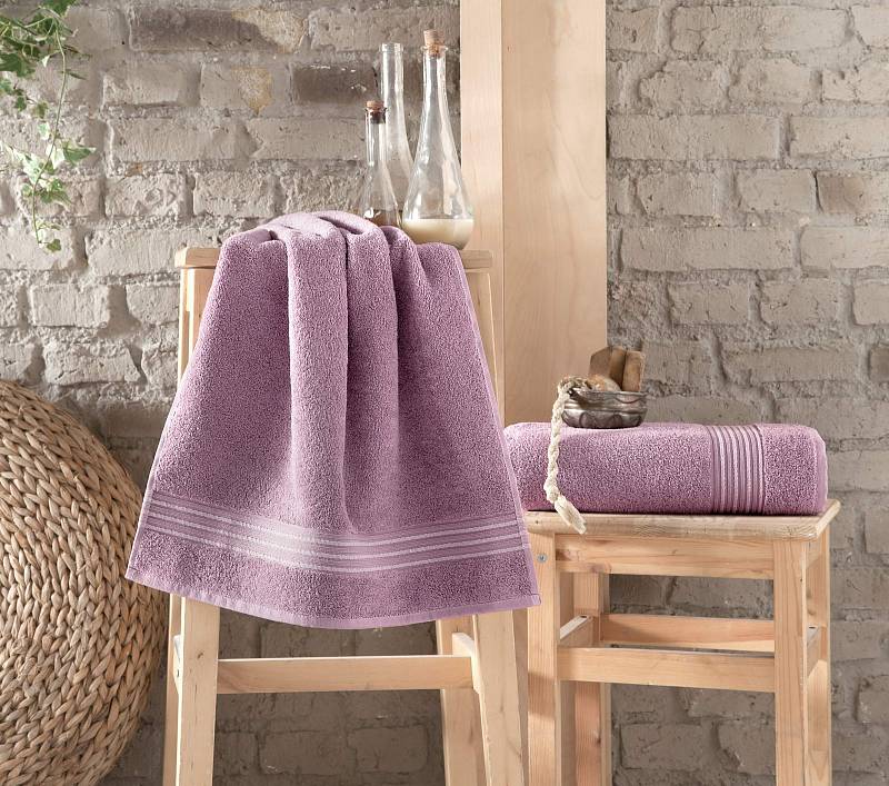 BLEND (гр.роз) 70х140 Полотенце Махровое