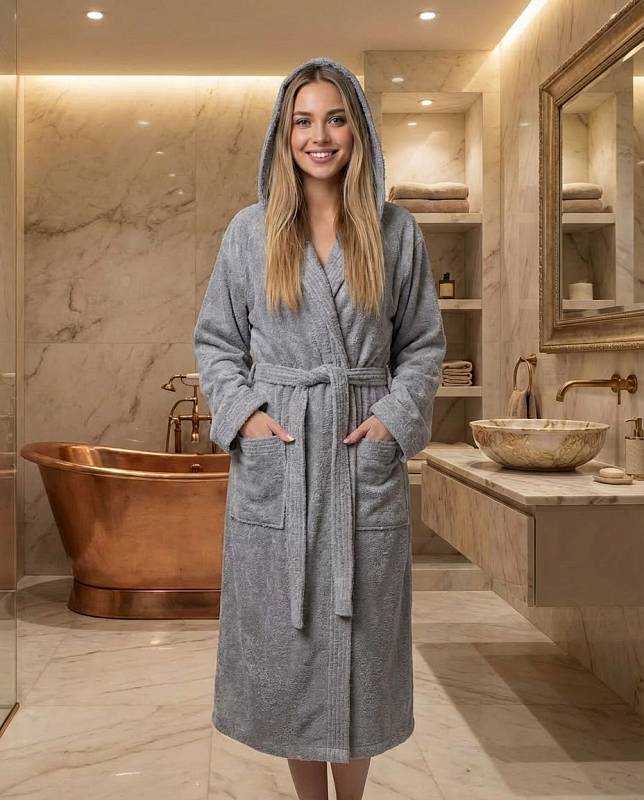 Мабелла (серый) S-M Халат