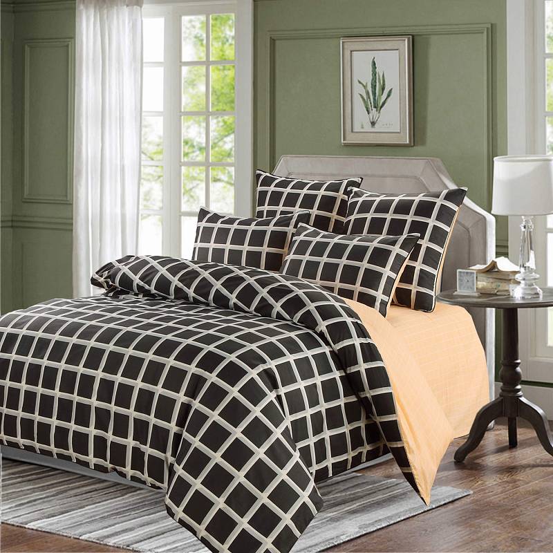 Денди (черный) КПБ сатин 1.6