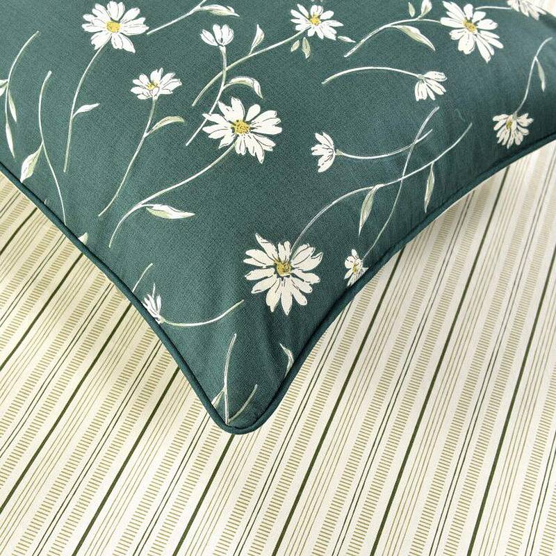 Бель (зеленая) КПБ сатин 7Е