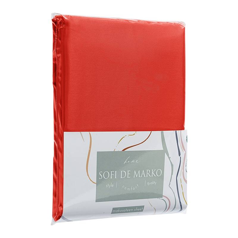 Premium Mako (коралловый красный) Простыня 240х260