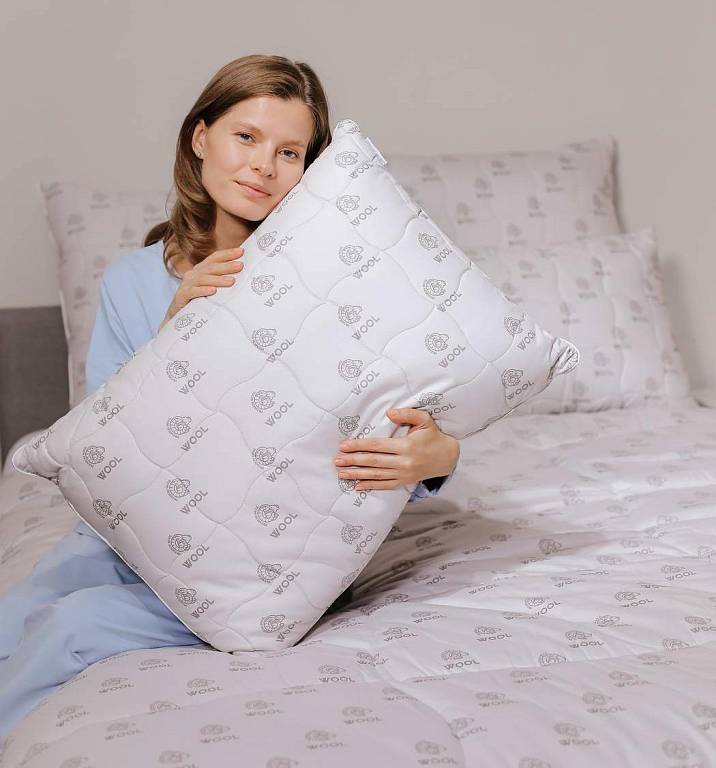 Премиальная шерсть (Premium wool) Подушка 50х70