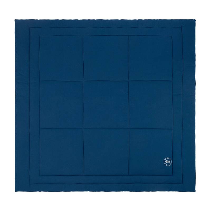 Роланд (синее) 195х215 Трикотажное одеяло 