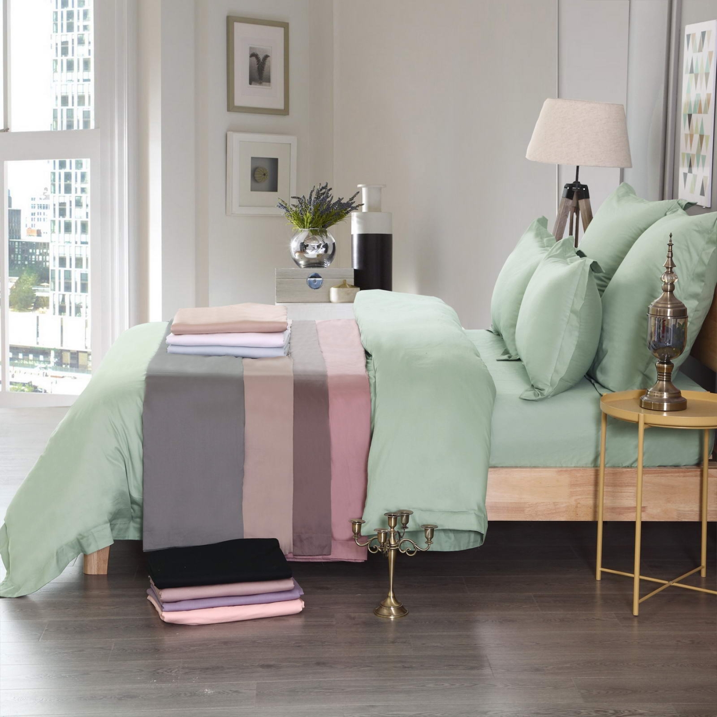 Матера (роз) Наволочка Сатин  70х70 (2шт)