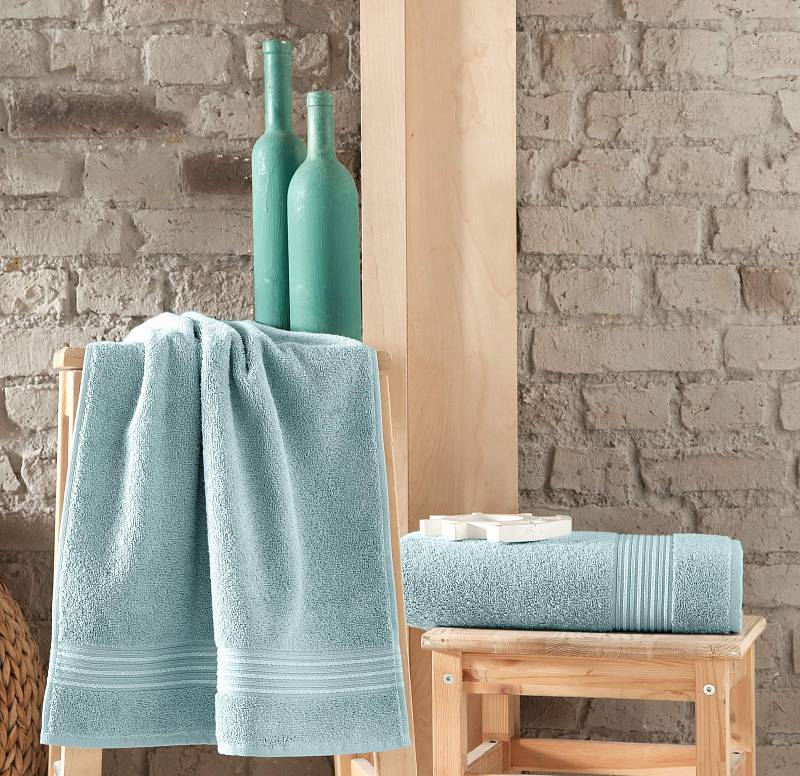 BLEND (зеленое) 50х90 Полотенце Махровое