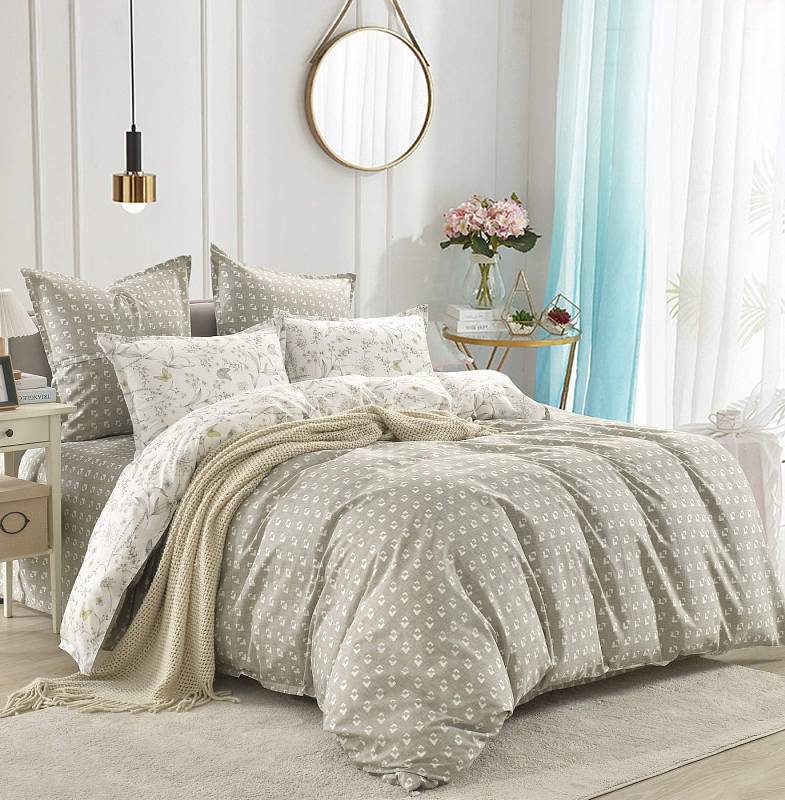 Пауль (серый) КПБ сатин 7Е