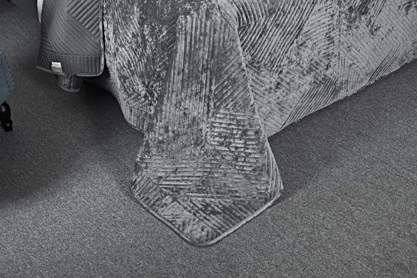 Патрисия (серая 1) Покрывало 160х220