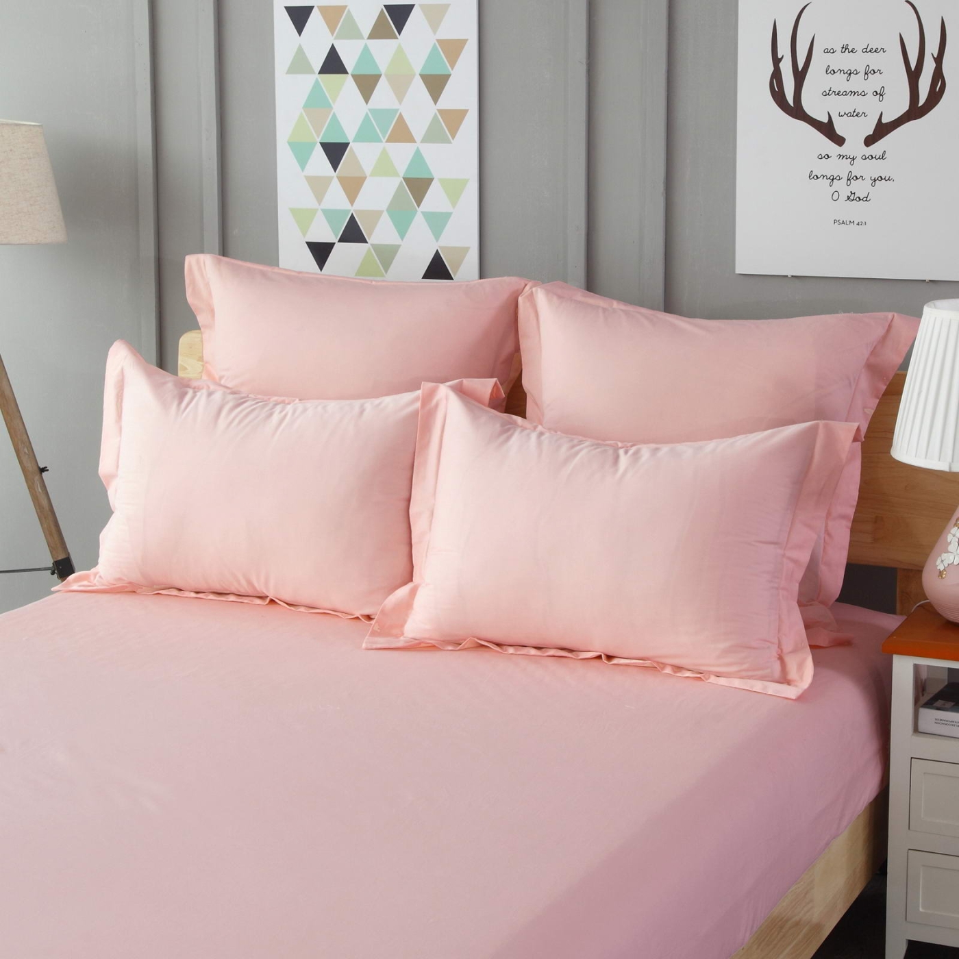 Матера (роз) Наволочка Сатин  70х70 (2шт)