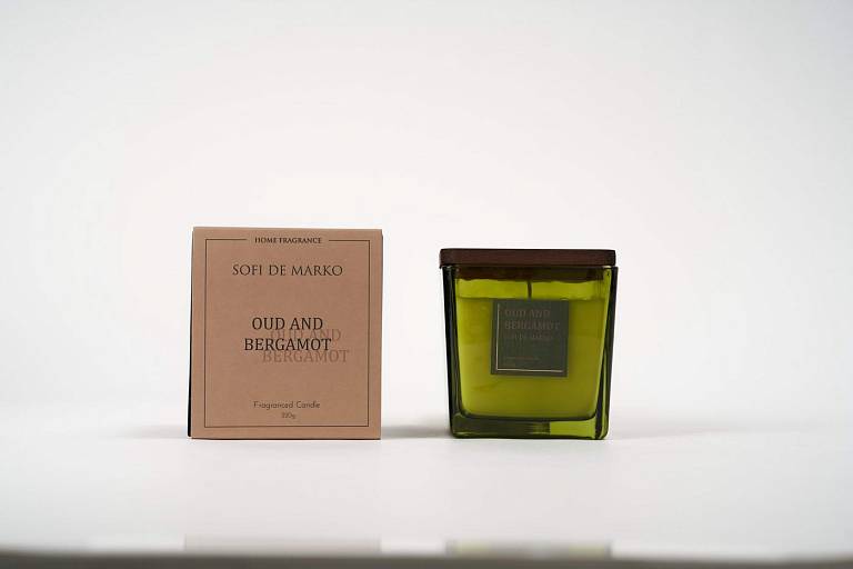 Уд и бергамот (Oud and Bergamot) Свеча Ароматическая (220гр)