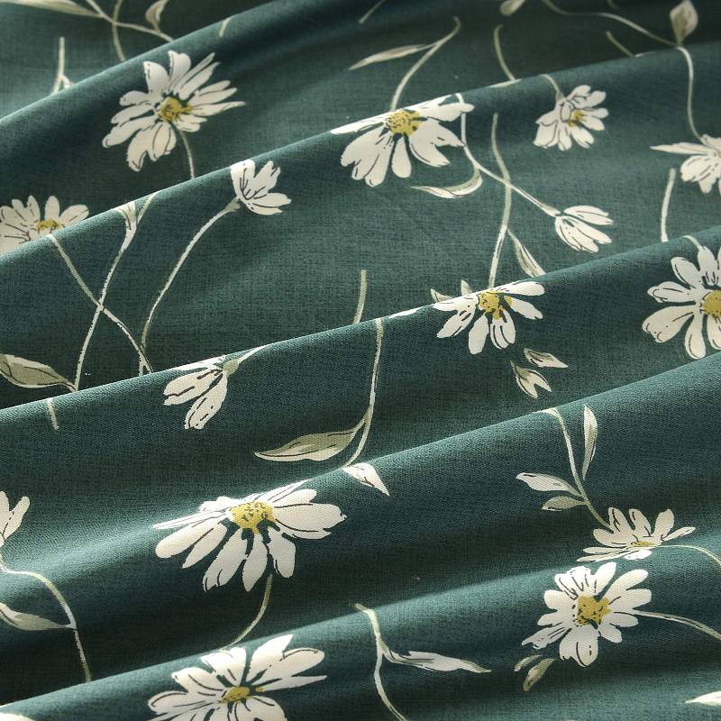 Бель (зеленая) КПБ сатин 7Е