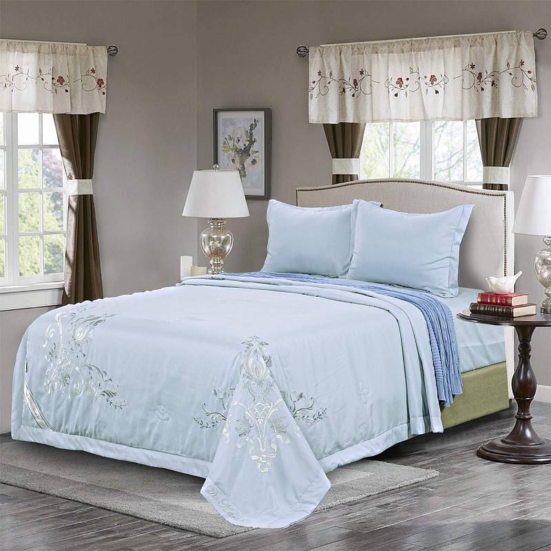 Изида (голубая) Евро Комплект Вышивка