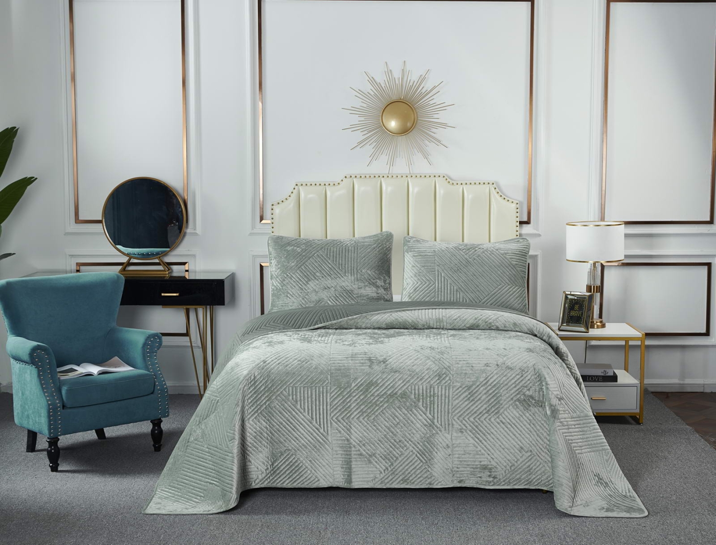 Патрисия (изумруд 1) Покрывало 240х260