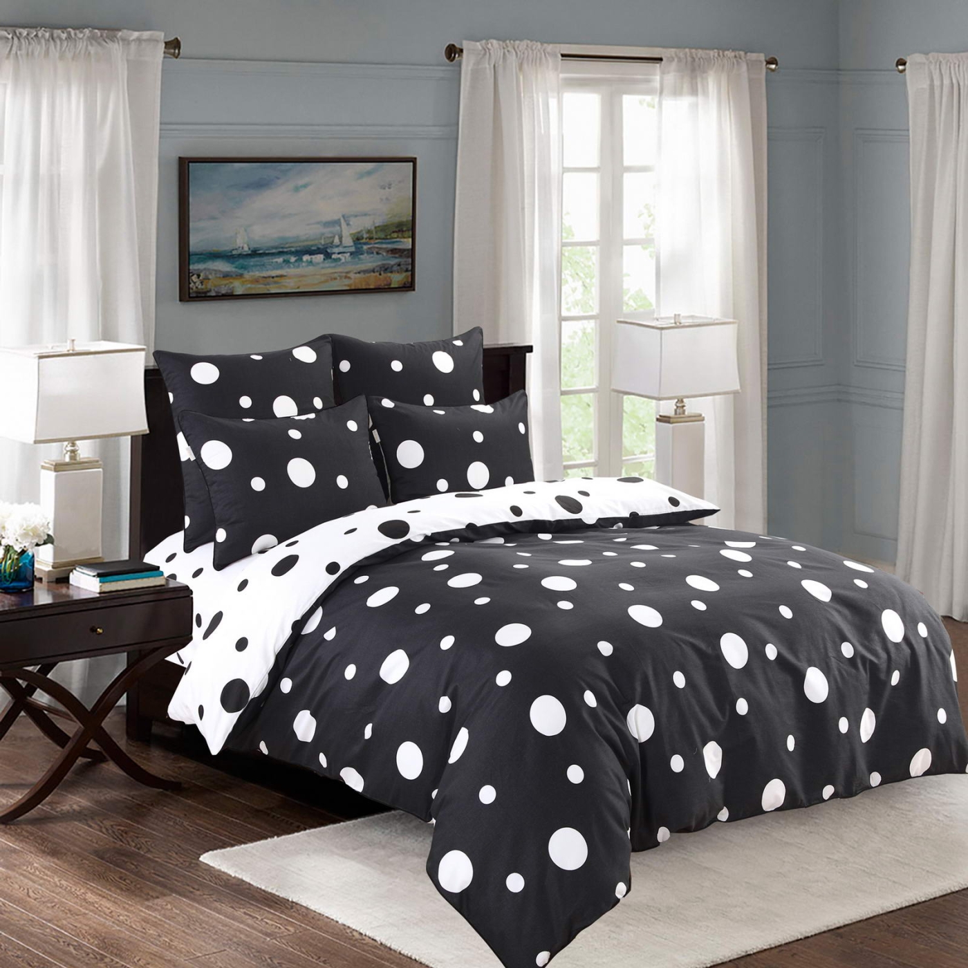 Модерн №46 КПБ сатин Евро 4н