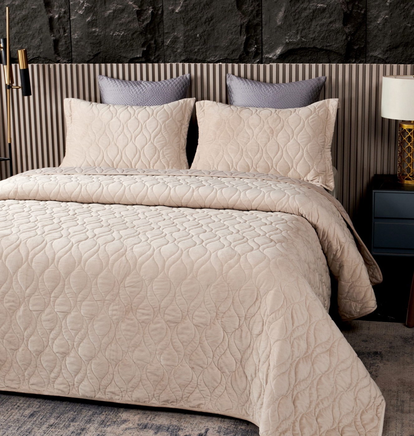 Нобилис (св беж) Покрывало 240х280