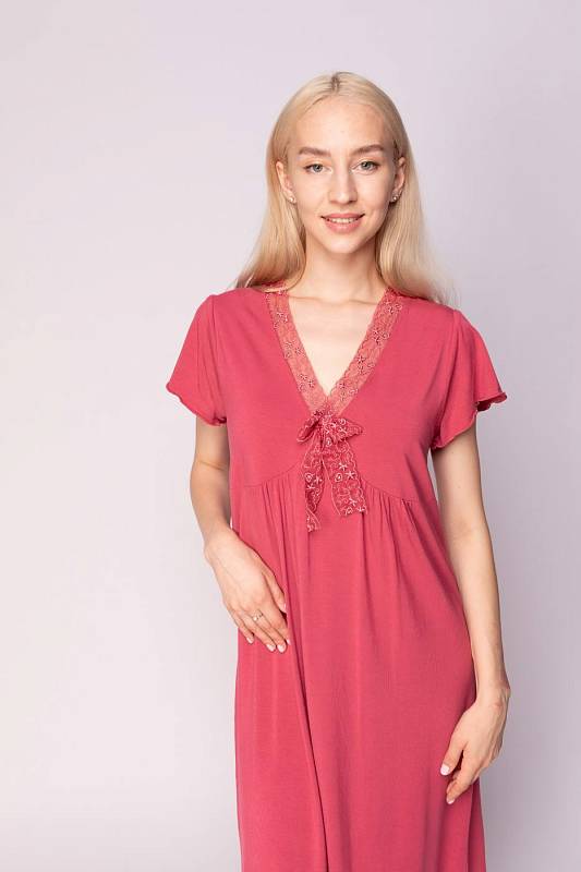 Кимберли (бордо) XL Ночная сорочка