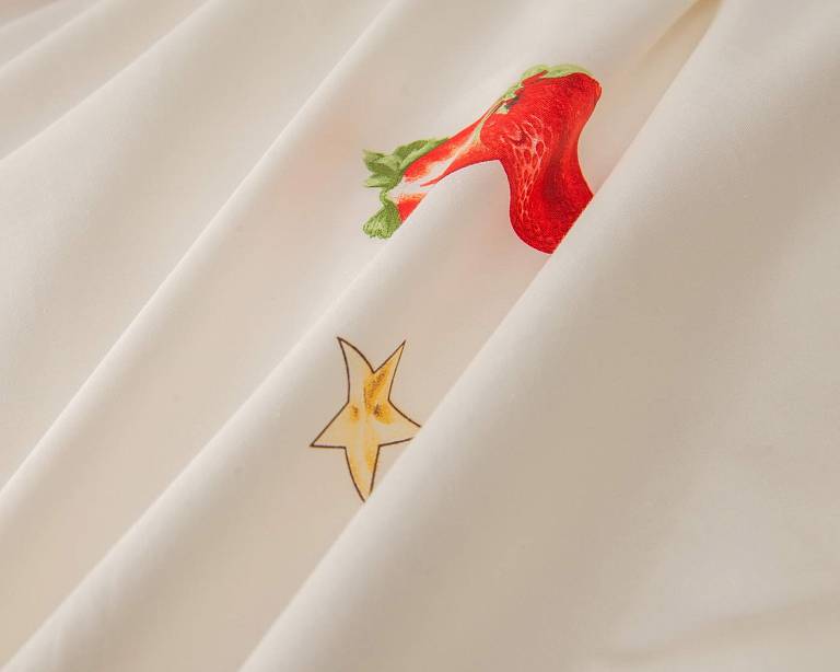 Клубника (Strawberry) (белый) КПБ детский