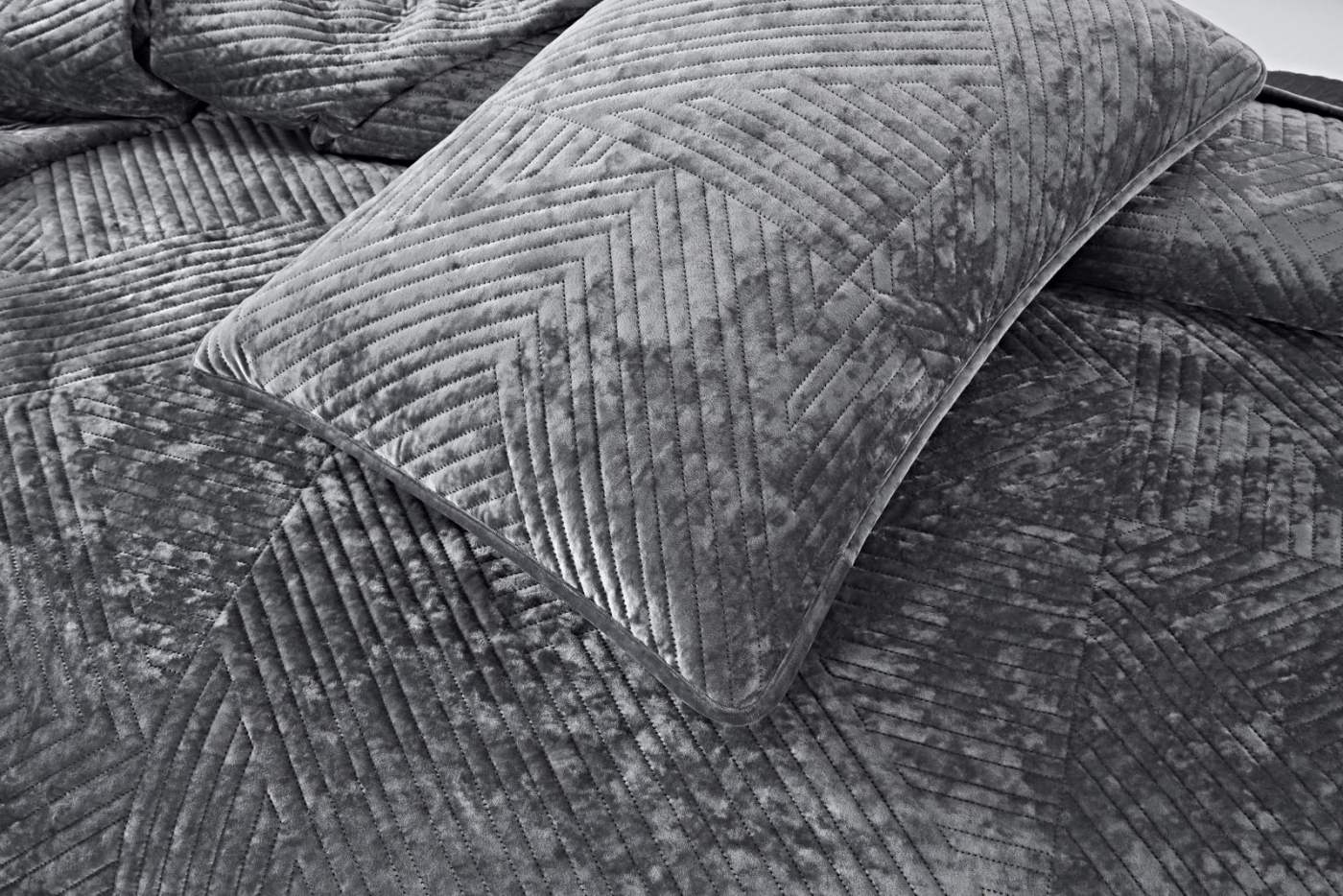 Патрисия (серая 1) Покрывало 160х220