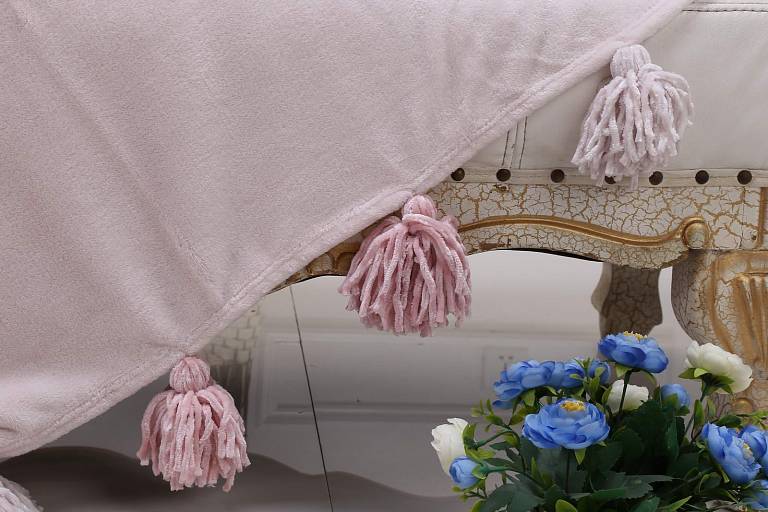 Tassel №2 (пудра) Покрывало 160х220