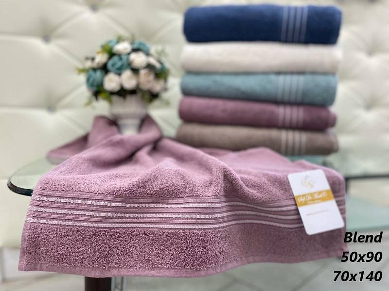 BLEND (зеленое) 50х90 Полотенце Махровое