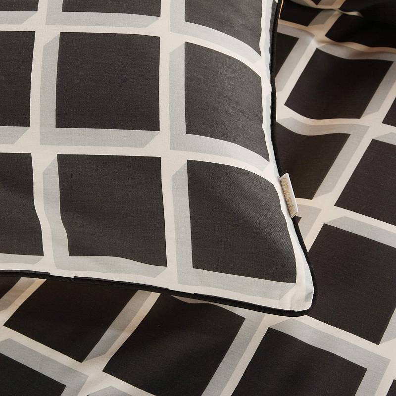 Денди (черный) КПБ сатин 1.6