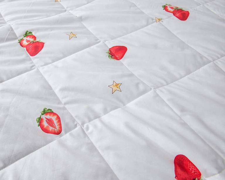 Клубника (Strawberry) (белый) Комфортер Детский