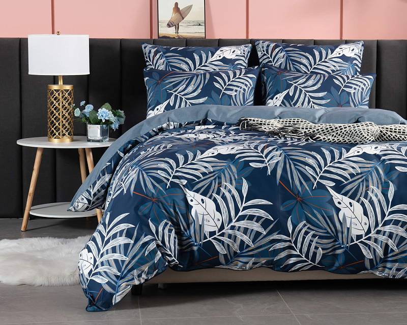 Фантазия (синий) КПБ сатин 7Е