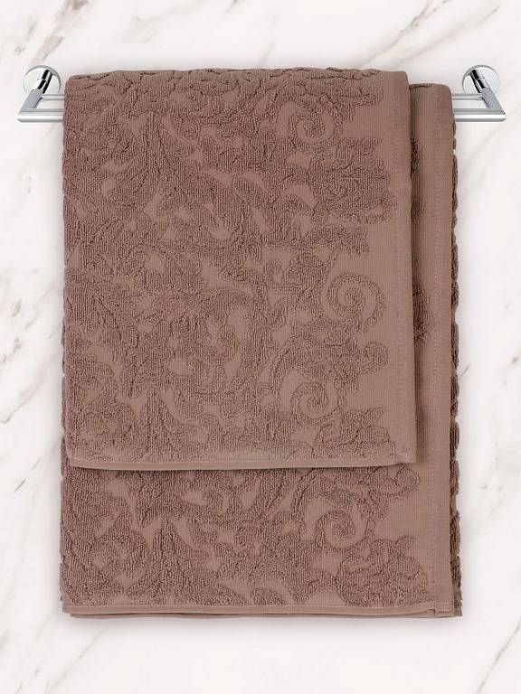Ирис (Iris) (кофе) 70х140 Полотенце Махровое