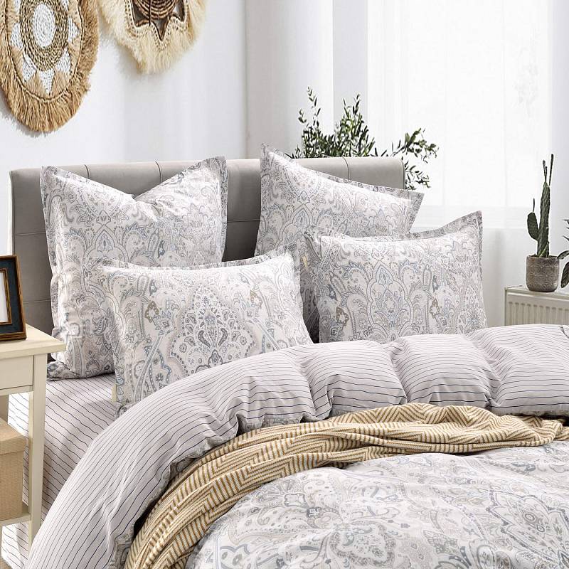 Роуз (беж) КПБ сатин 7Е