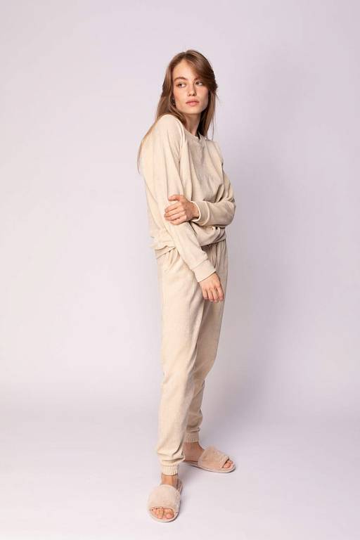 Лорен (беж) XS Костюм велюровый