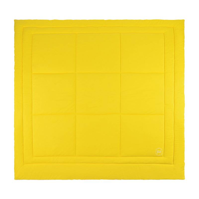 Роланд (желтое) 195х215 Трикотажное одеяло 