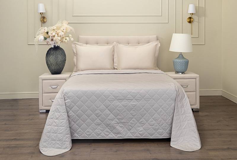 Стефано (св. серый) Покрывало 240x260