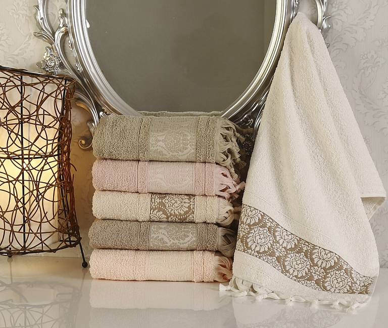 ДАМАСК КОЗАЛИ ДРАЙ (DAMASK KOZALI DRAY) 70x140  (ассорти) Пол. Махровое 1х6 